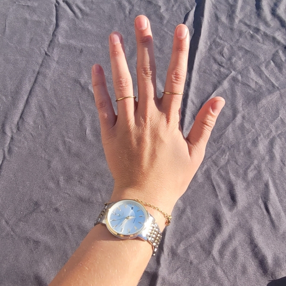 Luxury Two-Tone Timeless Watch Capsule Wardrobe Must-Have Piece - Picture 5 of 7